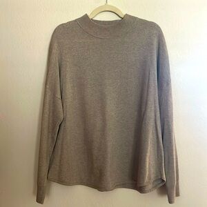 Madewell Lightweight Wool Blend Beige Women’s Sweater